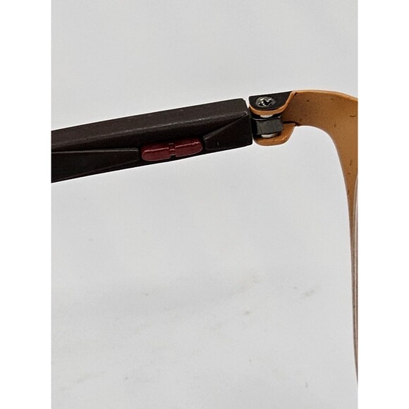 CEO-V CV638 Brown Orange T6-40 Flexible 54-16-132 Eyeglasses Frame Demo New - Picture 9 of 15
